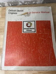 Detroit Diesel, V-71 Service Manual, Buch, 6SE184 - 1985 - Bild 1 von 5