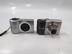 Canon PowerShot Camera Lot Of 2 A1000 IS & A810 (Lens Er) *AS-IS* - EB-17685 - - Picture 1 of 7