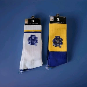 2 Strideline South Dakota State Socks Jackrabbits NCAA Officially Licensed NWT - Picture 1 of 10