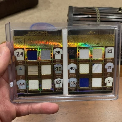 2025 Leaf History Book Club Giants Mays Bonds Marichal 12 Way 1/1 Thomson Ott - Image 1 of 4