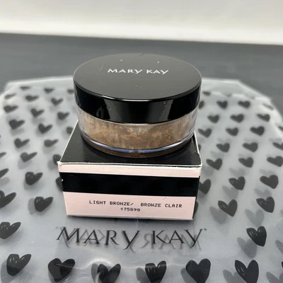 MARY KAY Silky Setting Loose Powder LIGHT BRONZE Full Size 175898 Free Fast Ship - Image 1 of 2