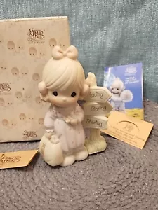 Precious Moments Loving, Caring and Sharing Along The Way Vintage - Picture 1 of 15