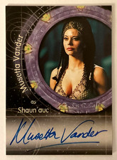 Stargate SG-1 Season 6 Casetopper Autograph Card A33 Musetta Vander as Shaun'auc
