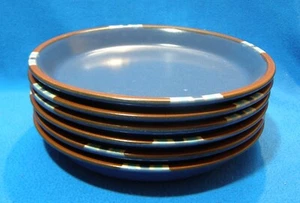 9 Platos de Ensalada Dansk Mesa Azul Cielo 7 3/8" Diámetro Hecho en Portugal KW - Imagen 1 de 10