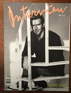 Dennis Quaid - Interview magazine - June 1989, Bridget Fonda, Neneh Cherry - Picture 1 of 15