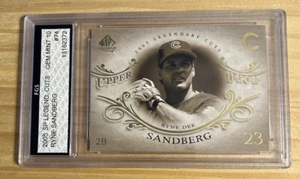 2005 Ryne Sandberg Sp Legend Cuts Graded FGS Gem Mint 10 Baseball MLB HOF Cubs - Picture 1 of 3