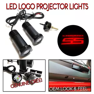 2 Door Retrofit LED Puddle Light Kit Ghost Shadow for 2010-24 Camaro SS - Red - Foto 1 di 7