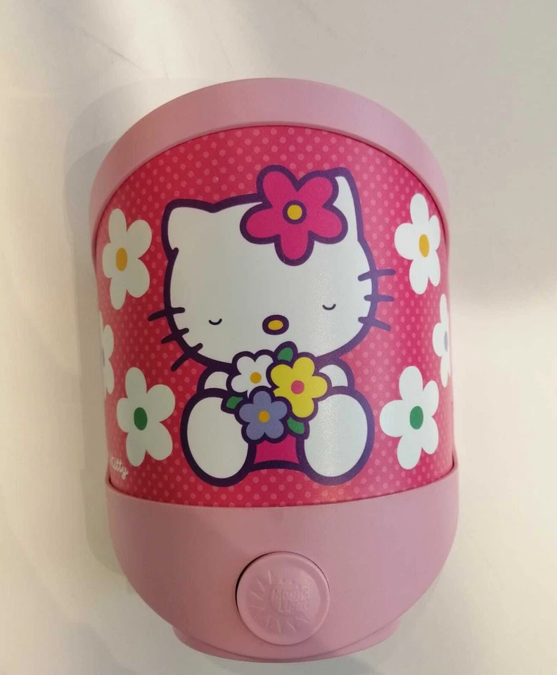 Lampada a parete o da comodino Hello Kitty notturna in plastica - Immagine 1 di 1