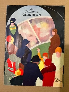 1933 (10/28) California Bears vs USC Trojans Football Program FAIR Condition - Picture 1 of 2