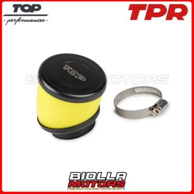 9931770 FILTRO ARIA TOP PERFORMANCE RACING SPUGNA GIALLO (IMBOCCO D.49 mm.) SCOO