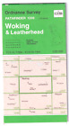 WOKING & LEATHERHEAD - Ordnance Survey Pathfinder Map