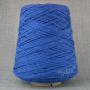 SOFT DOUBLE KNITTING COTTON YARN AZURE BLUE 500g CONE 10 BALLS DK WEAVE CROCHET - Picture 1 of 1