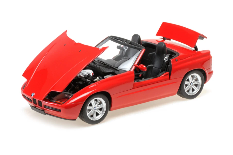 BMW Z1 1988 Minichamps rojo convertible 1:18 180020105 Foto 1 de 1