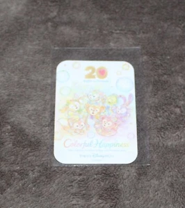TOKYO DISNEY SEA 20 DUFFY AND FRIENDS COLORFUL HAPPINESS STICKER LOT OF 2 - Picture 1 of 2