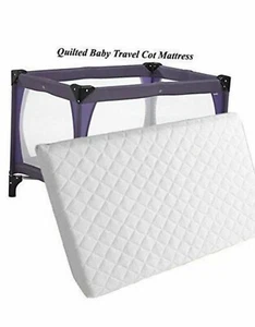 NEW Baby Travel Cot Mattress 90x65x5 cm Fits Most Graco/Mama & Papas Redkite Cot - Picture 1 of 7