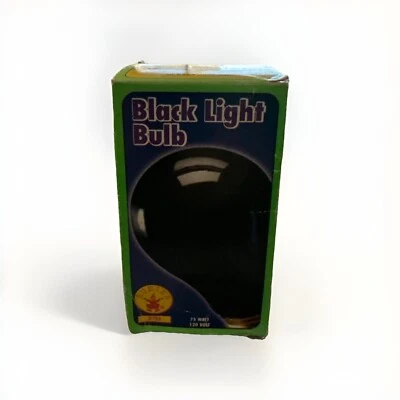 Black Light Bulb 75 Watts Lightbulb Fits All Standard Light Sockets Party NEW! - Image 1 of 4