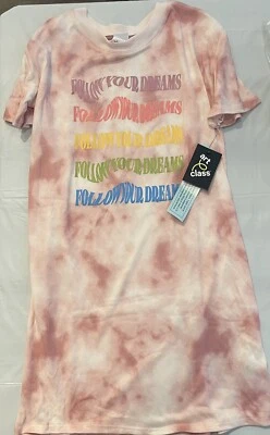 Camisa de dormir de gran tamaño para niñas Follow Your Dreams Art Class XL (14-16) NUEVA CON ETIQUETAS Foto 1 de 4