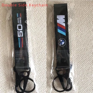 2PS Key Ring Hook Strap Lanyard Nylon Embroidery for BMW Keychain Metal Backpack - Picture 1 of 8