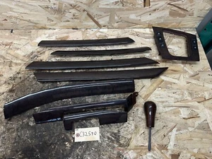 BMW 1997-2006 E46 3 SERIES BURLED WOOD TRIM SET COMPLETE 9 PIECES OEM 8203825 - Picture 1 of 15