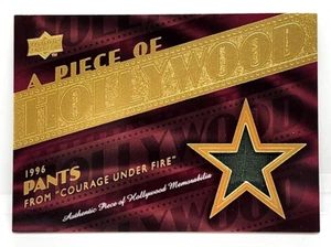 DENZEL WASHINGTON PANTS RELIC ~ 2008 UPPER DECK A PIECE OF HOLLYWOOD #HM-22 - Picture 1 of 2