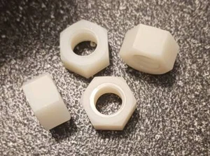 Nylon Prime-Line Hex Nuts, 1/2 in-13. (10-pcs). NEW. Free Shipping - Picture 1 of 4