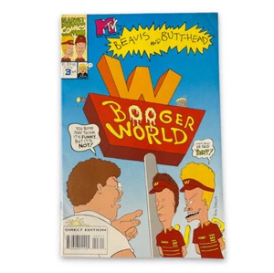 BEAVIS AND BUTTHEAD BOOGER WORLD MAY# 3 MARVEL COMIC BOOK 1994 MINT - Picture 1 of 4