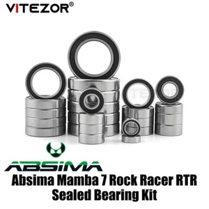 For Absima Mamba 7 Rock Racer RTR Sealed Bearing Kit 24Pcs - Picture 1 of 4