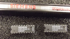 2 Stück/pcs - HYB514256B-70 SIEMENS D-RAM 1M DIP20 256Kx4-Bit Dynamic RAM - Picture 1 of 1