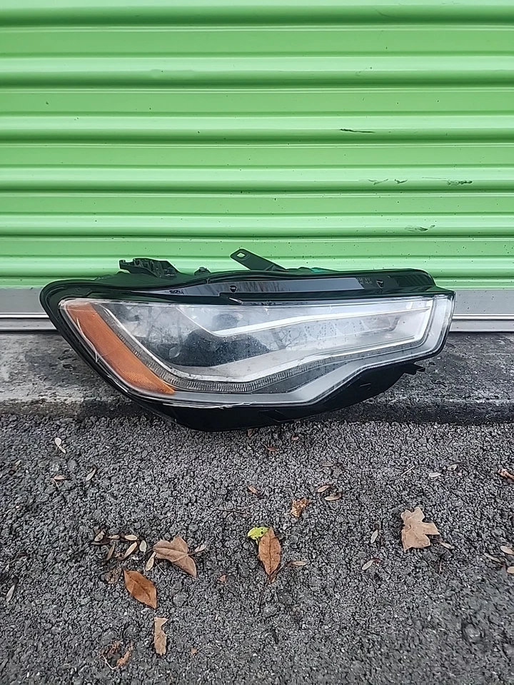 Damage! 2012-2015 AUDI A6 S6 RIGHT PASSENGER SIDE FULL LED HEADLIGHT OEM - Image 1 of 4