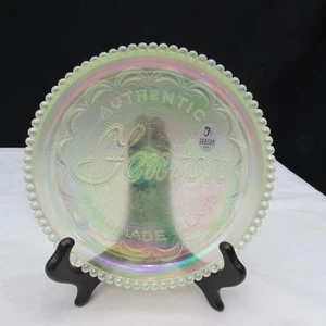 Fenton Topas irisiertes Händler Logo Schild Schild LEUCHTET !!!!!! W1505 sehr rarität stück!! - Bild 1 von 2