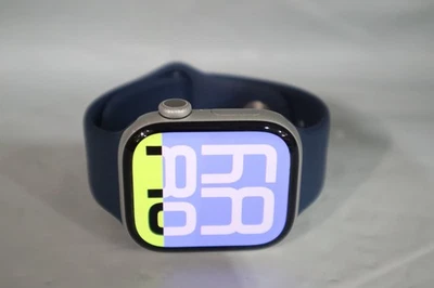 Разблокированные Apple Watch Series 10 42 мм серебристые алюминиевые с синим ремешком MWX33LW/A #20058R - Изображение 1 из 4