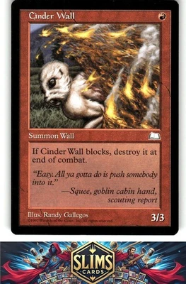 Magic the Gathering MTG Weatherlight Cinder Wall # Buy 2 Get 1 - Image 1 of 2