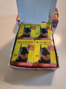 Tarjeta de película Topps Batman Returns 1992 caja de cera de fábrica (36 paquetes) - Imagen 1 de 9