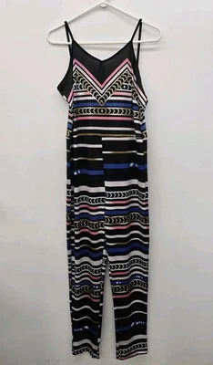 Unbranded Geometric Spaghetti Strap Romper - Medium (A39) - Изображение 1 из 3