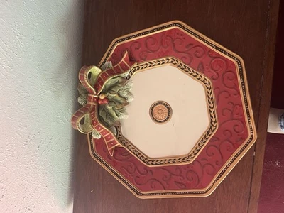 Fitz And Floyd锦缎假日盘 — 第 1/3 张图片