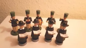 alte Bergmanns Kapelle 5 Figuren + 4x kurrende Sänger Erzgebirge - Bild 1 von 13