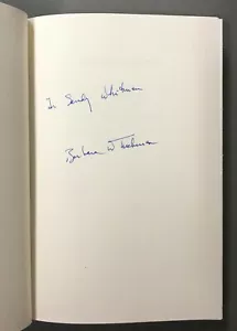 INSCRIBED First Edition Barabara W. Tuchman The First Salute Knopf 1988 - Foto 1 di 10