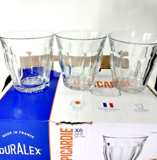 Duralex Le Picardie Clear Drinking Glass Goblet Tumbler 6X 310ml- 10.5 oz.
