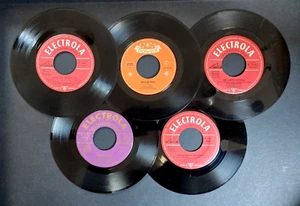 FRED BERTELMANN - 5 x Single 7" - Der lachende Vagabund - Golden Jonny . . . - Imagen 1 de 2