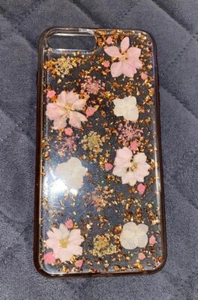 Gebrauchtes iPhone 8 Plus Clear Floral Case Top Zustand - Bild 1 von 4