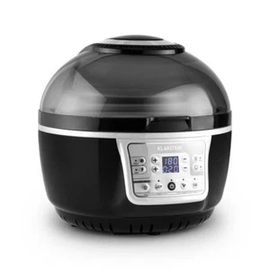 HOT: INFRAROT HALOGEN HEIßLUFT BACK OFEN FRITEUSE GARGERÄT KOCHTOPF GRAU-SCHWARZ - Bild 1 von 11