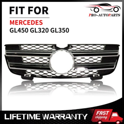 Parrilla superior parachoques delantero para Mercedes-Benz Clase GL 2007-2009 GL320 GL450 Foto 1 de 4
