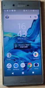 Sony Xperia XZ F8331 32GB Silver Unlocked #930A White Dots Read Description - Picture 1 of 6