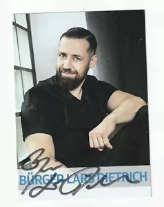 BÜRGER LARS DIETRICH - ORIGINAL HANDSIGNIERTE AUTOGRAMMKARTE - Bild 1 von 1