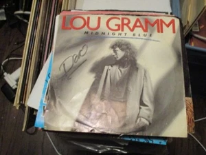 Lou Gramm Midnight Blue on 45 + PS - Imagen 1 de 6