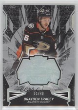 2022-23 SPx Finite Rookies Silver Spectrum /49 Brayden Tracey #F-21 Rookie RC