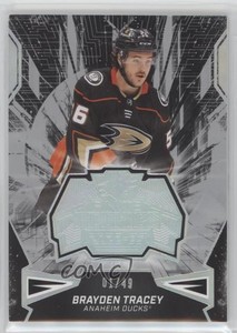 2022-23 SPx Finite Rookies Silver Spectrum /49 Brayden Tracey #F-21 Rookie RC