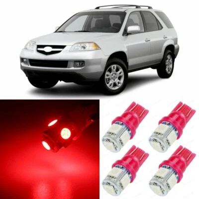 Paquete de 20 luces LED interiores ultra rojas para Acura MDX 2001-2006 + HERRAMIENTA Foto 1 de 4
