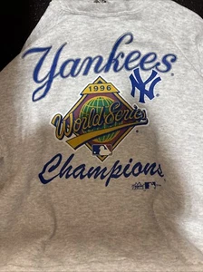 vtg 90s New York Yankees Champions size XL sweatshirt Tultex crewneck baseball - Picture 1 of 6