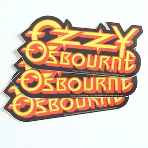 3 x Ozzy Osbourne Logo New & Official Vinyl Stickers 104mm x 44mm - Picture 1 of 1
